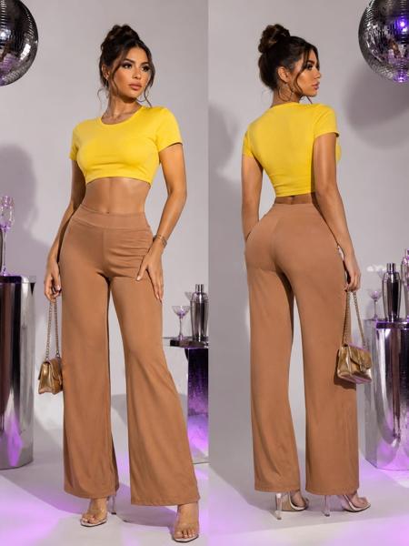 Juego De Pantaloneta Para Ancha Con Pullover Corto
