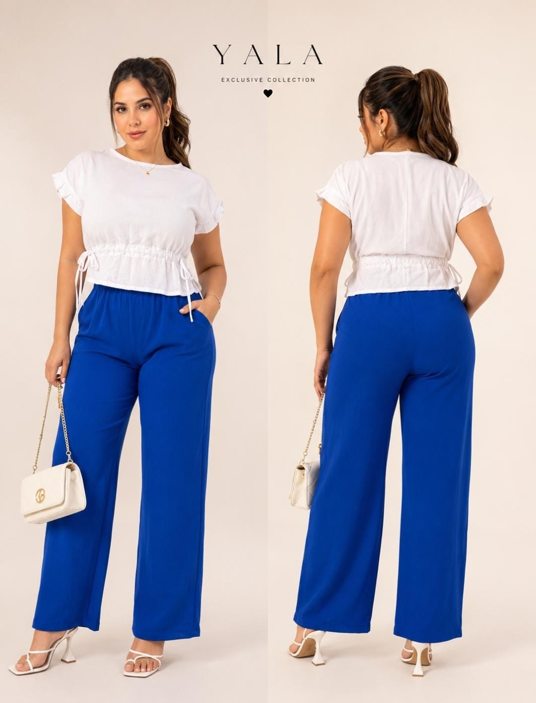 Pantaloneta Blusa Amarrada En La Cintura