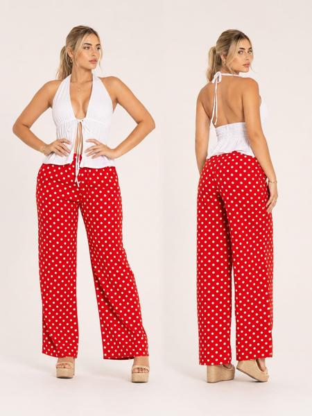 Pantaloneta Pata Ancha Blusa De Copa Con Tirantes