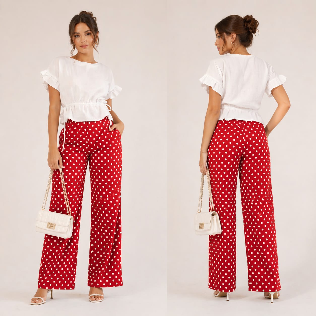 Pantaloneta Blusa Amarrada En La Cintura