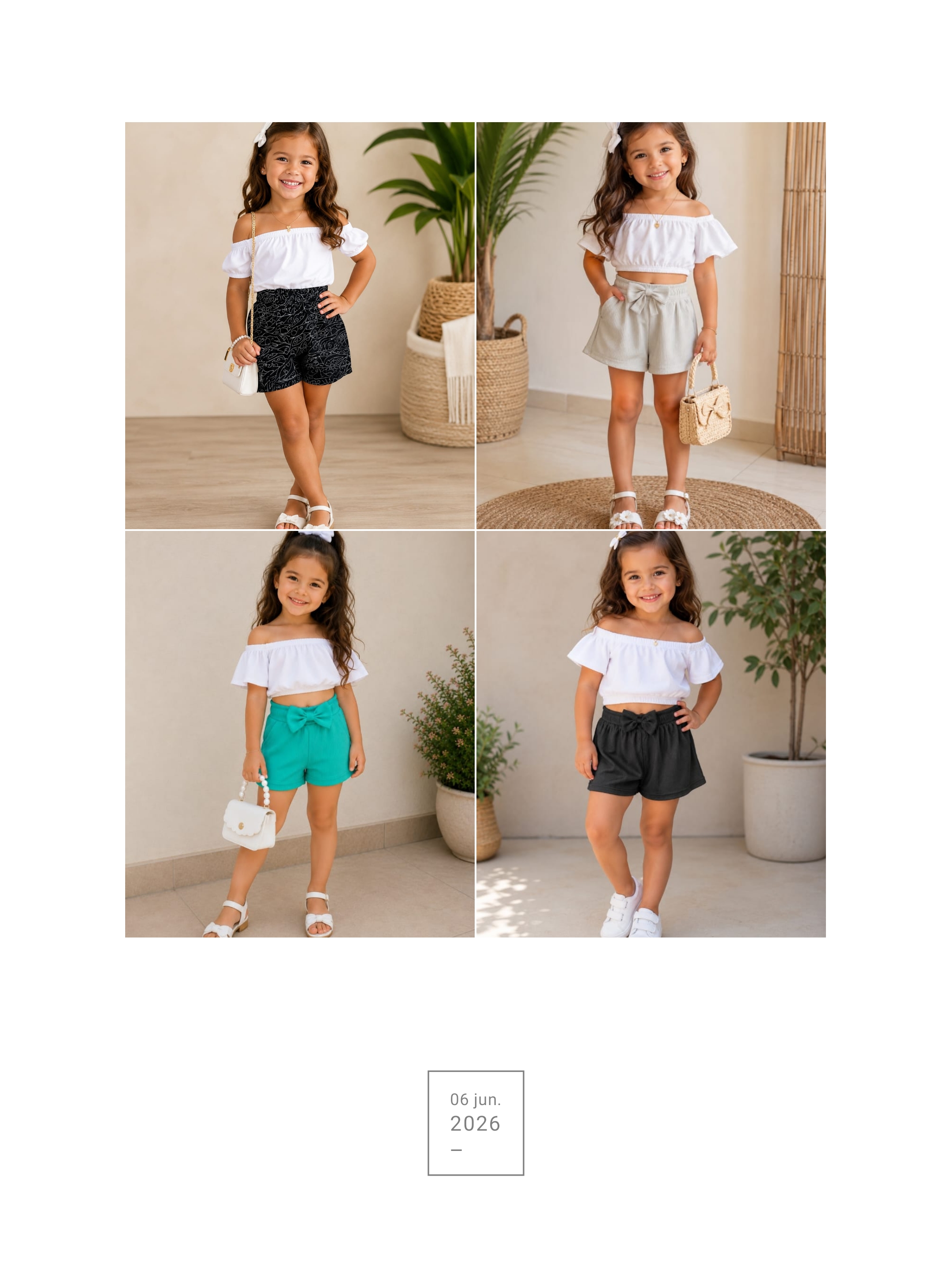Short Con Tope De Manguitas