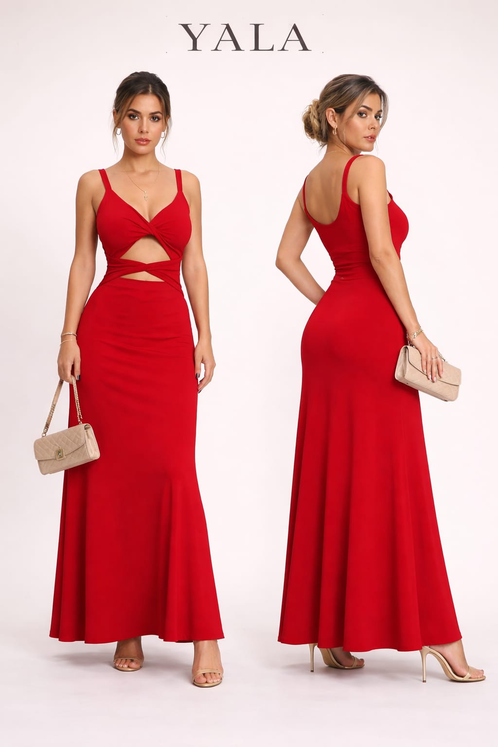 Vestido Plato Largo De Tirante